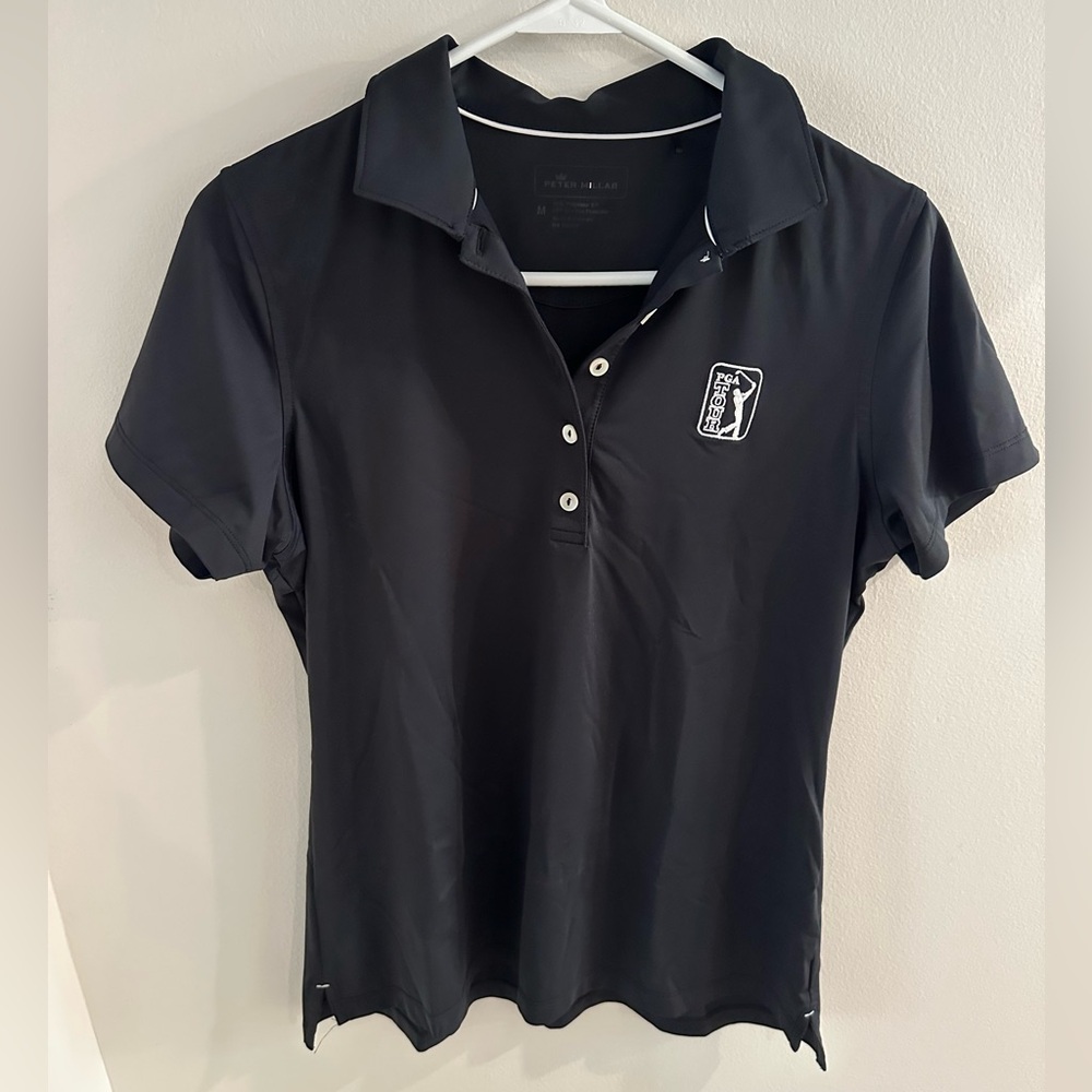 Peter Millar Women's Black Polo Shirt
